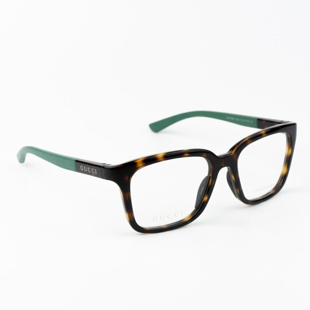 NEW Gucci GG1738O 003 Havana Green Unisex Square Eyeglasses GG 1738O
